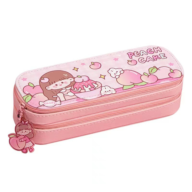 Kids Cartoon Large Capacity Pen Bag 