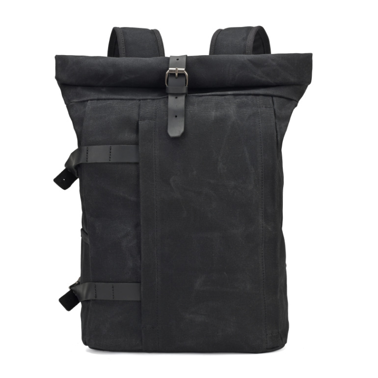 Vintage Rucksack with Roll Top