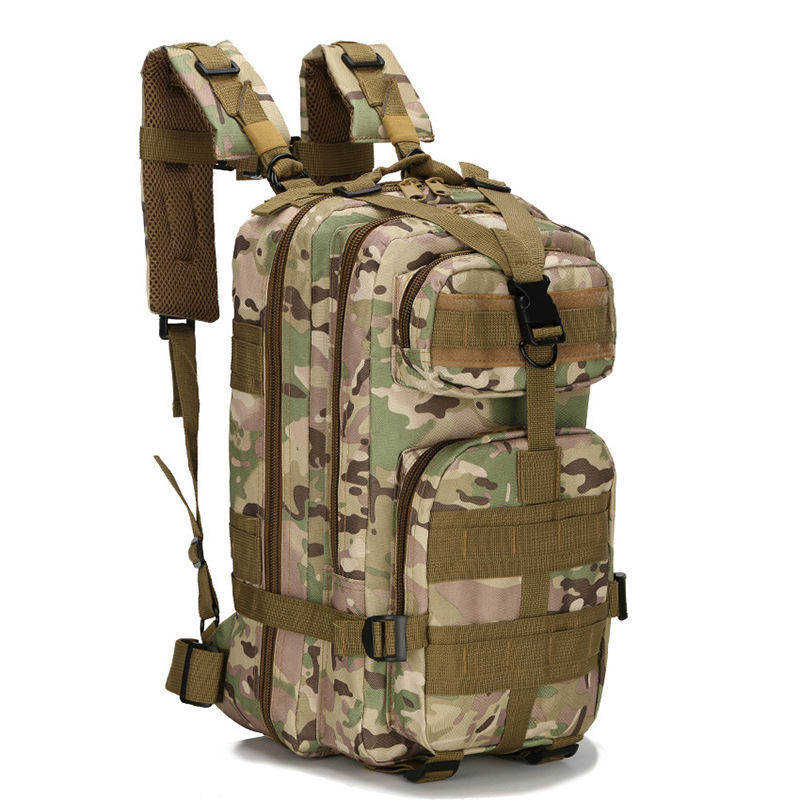 Multifunctional with 3P Tactical Camouflage Outdoor Hiking Backpack