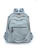 New Fashion PU Double Shoulder Backpack