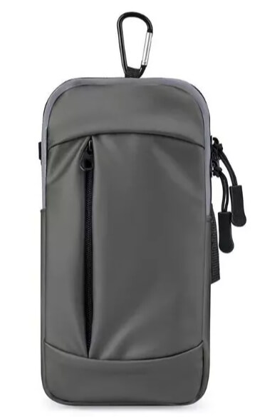 Convenient double zip sports arm bag