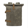 Vintage Rucksack with Roll Top