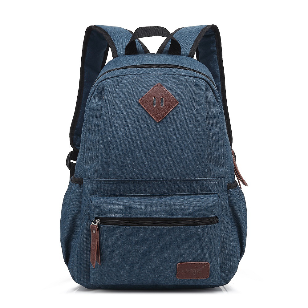 Stylish Solid Color Backpack