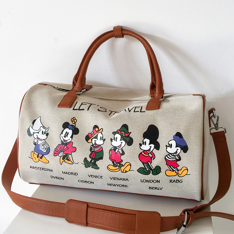 Printed Canvas Sports Bag