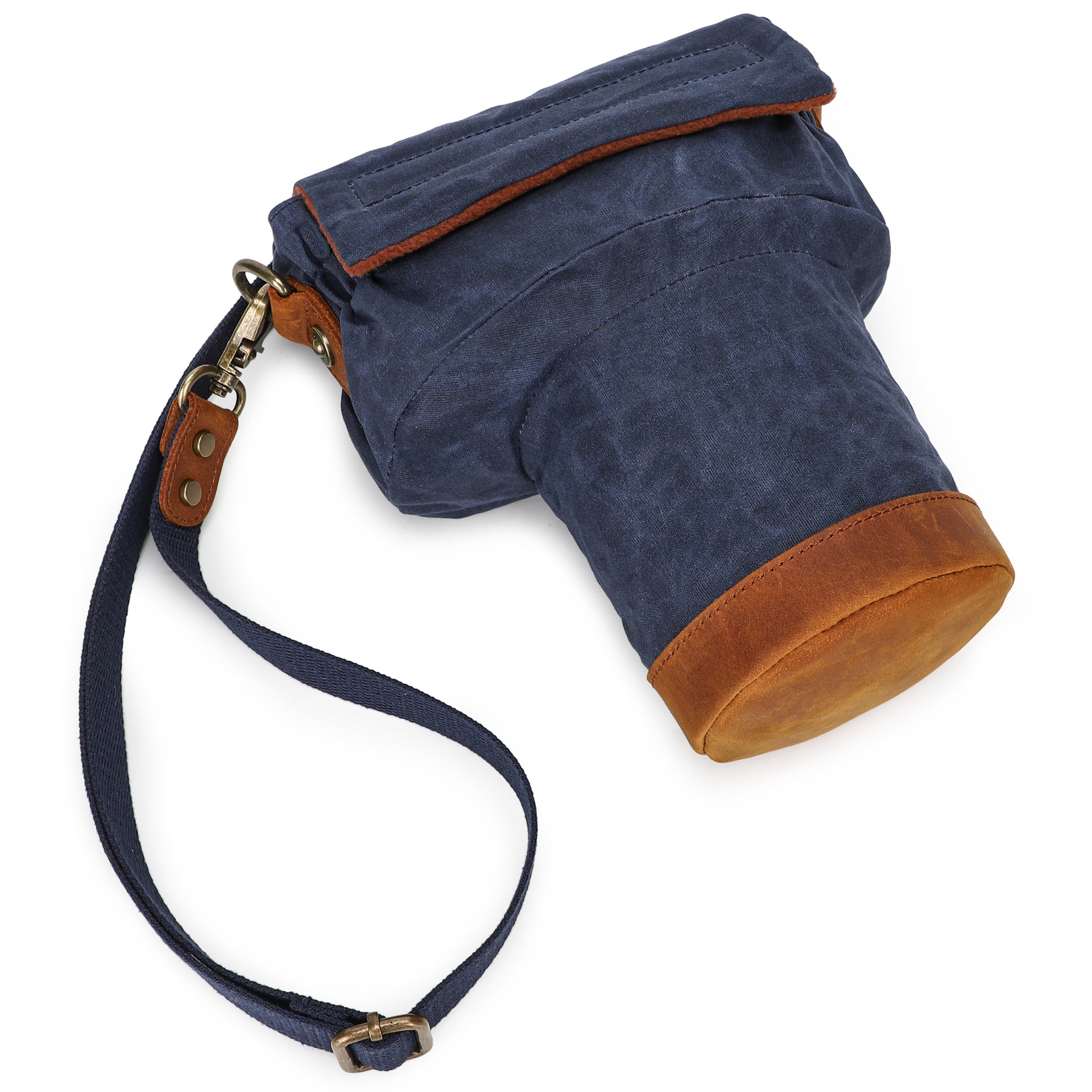 Vintage Waxed Canvas Camera Bag
