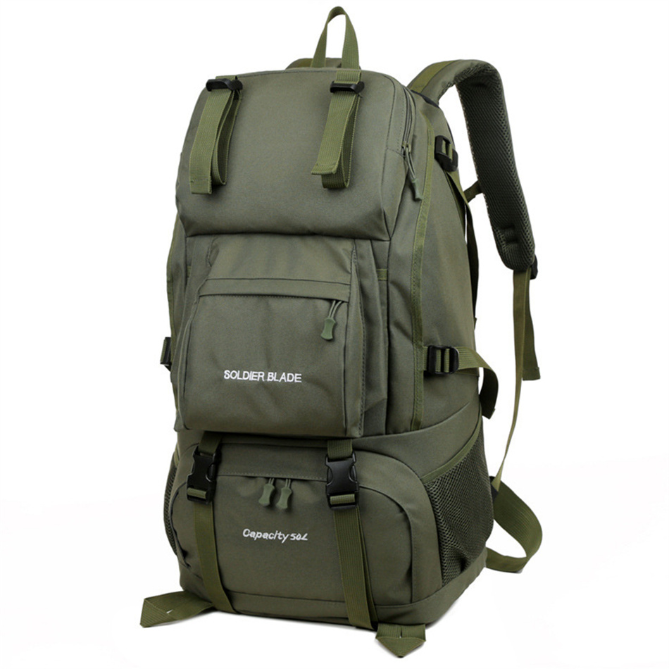 Hiking Bag 50L Large Capacity Waterproof Ultra Light Outdoor Sports Backpack