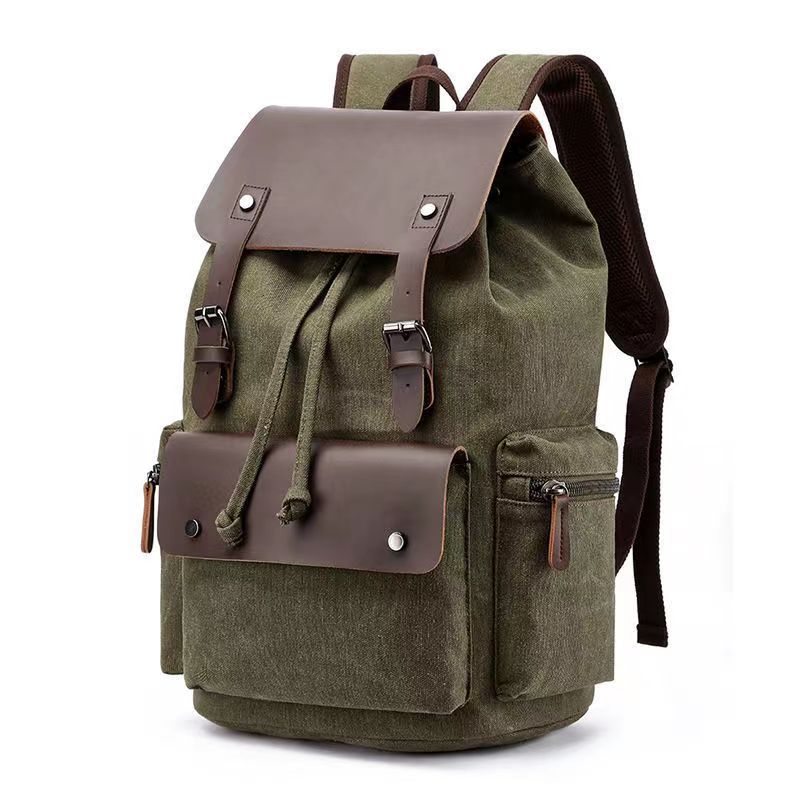 Canvas Vintage Drawstring Backpack