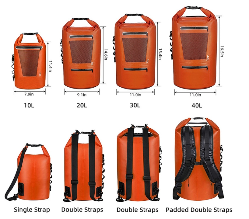 Multifunctional Outdoor Waterproof Barrel Bag