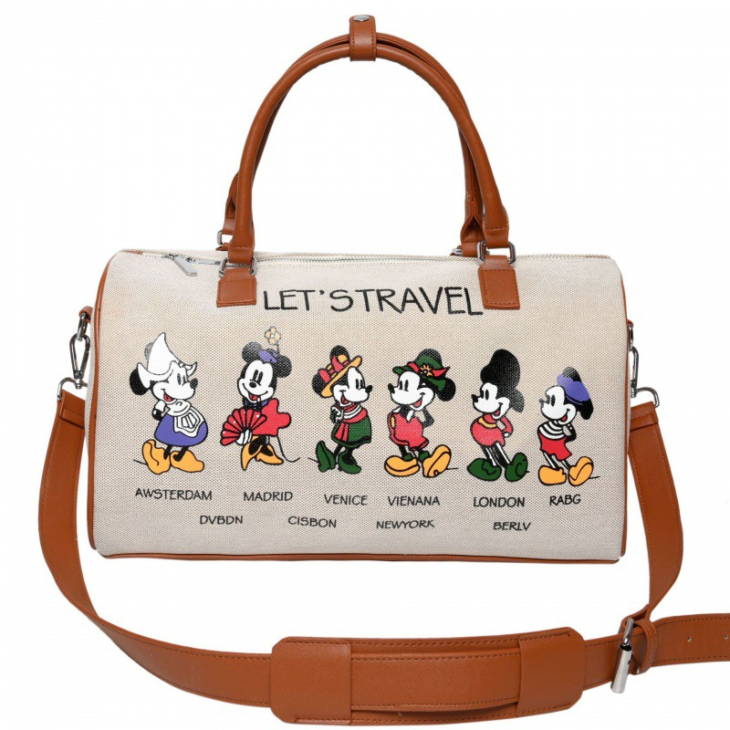 Printed Canvas Sports Bag