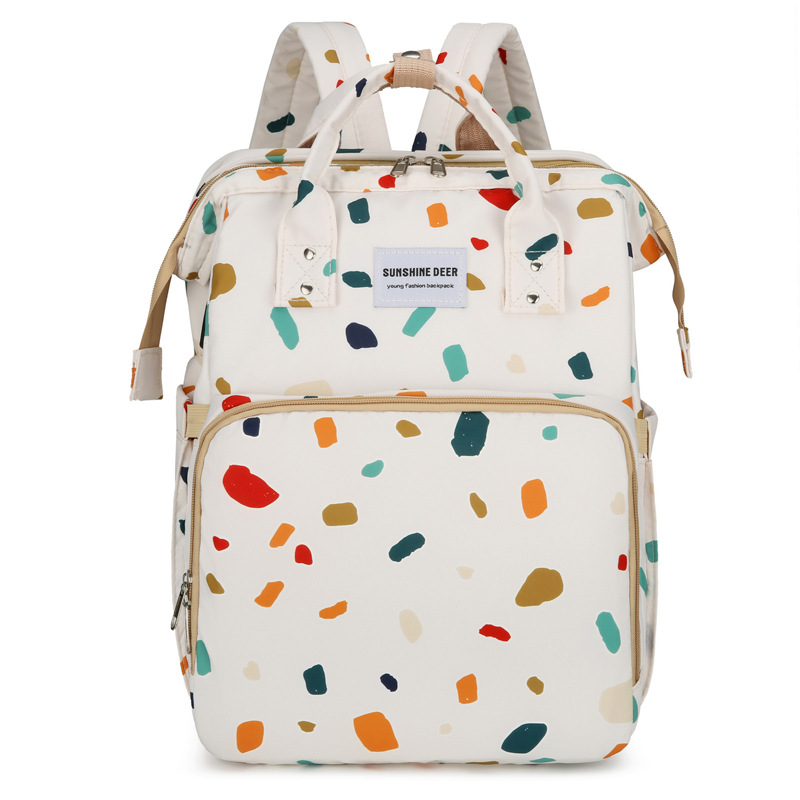 Convertible with Folding Bed Diaper Bag