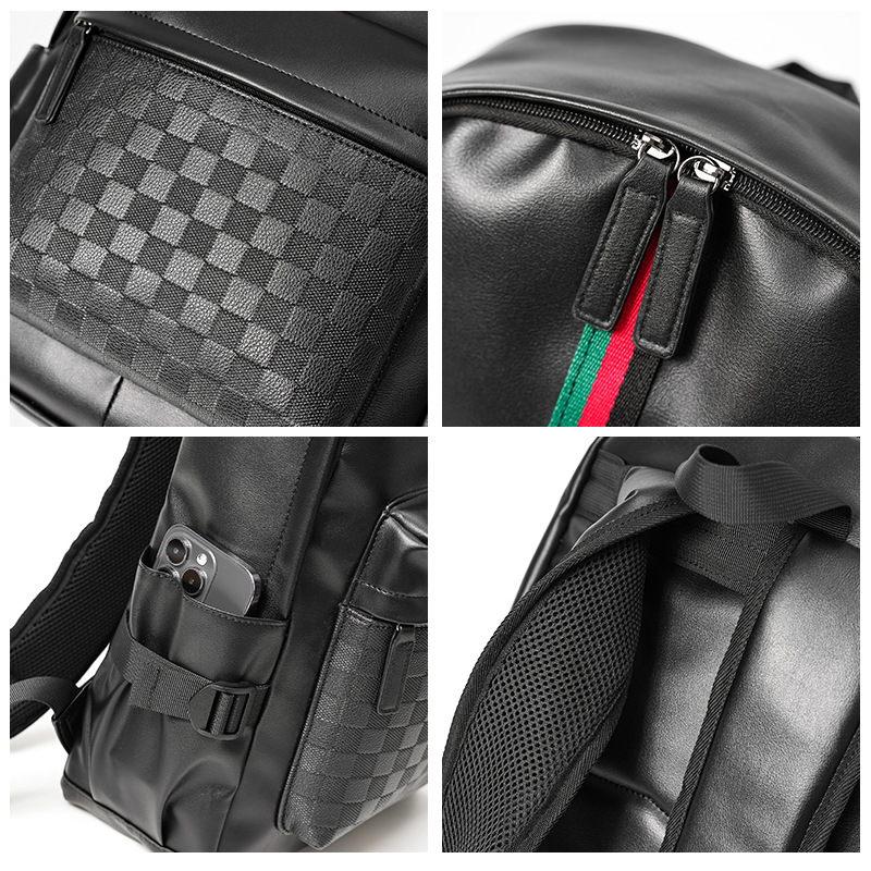 USB Charging PU Backpack