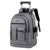 Large Capacity Double Back Pull Rod Bag Men's Casual Outdoor Travel Backpack Oxford Cloth Backpack