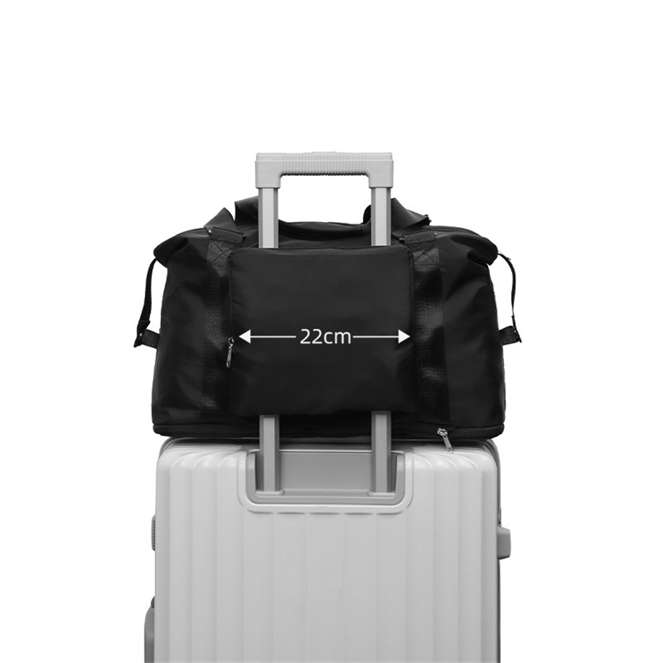 Travel Bag Folding Storage outside The Large Capacity Multifunctional Travel Bag Can Be Set on The Rod of The Bag