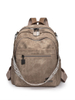 New Fashion PU Double Shoulder Backpack
