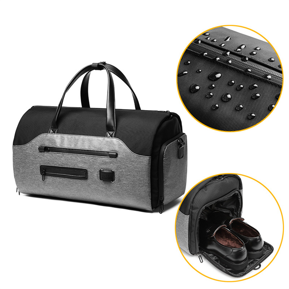 Men's Business Foldable Travel Bag Short Travel Hand Bill Shoulder Outdoor Waterproof Multifunctional Bag