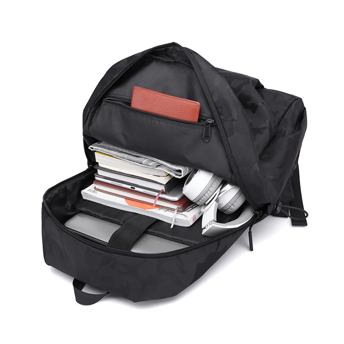 Black Camouflage Unisex Urban Backpack