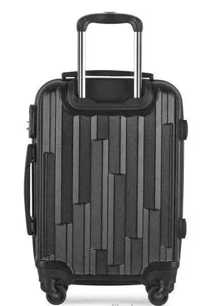 Customizable Vertical Stripe Pattern Hardshell Trolley