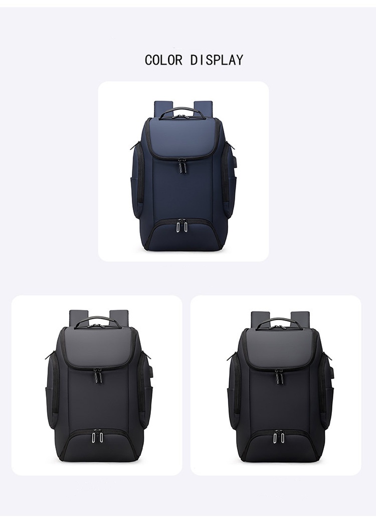 Waterproof USB-Chargeable Casual Travel Backpack