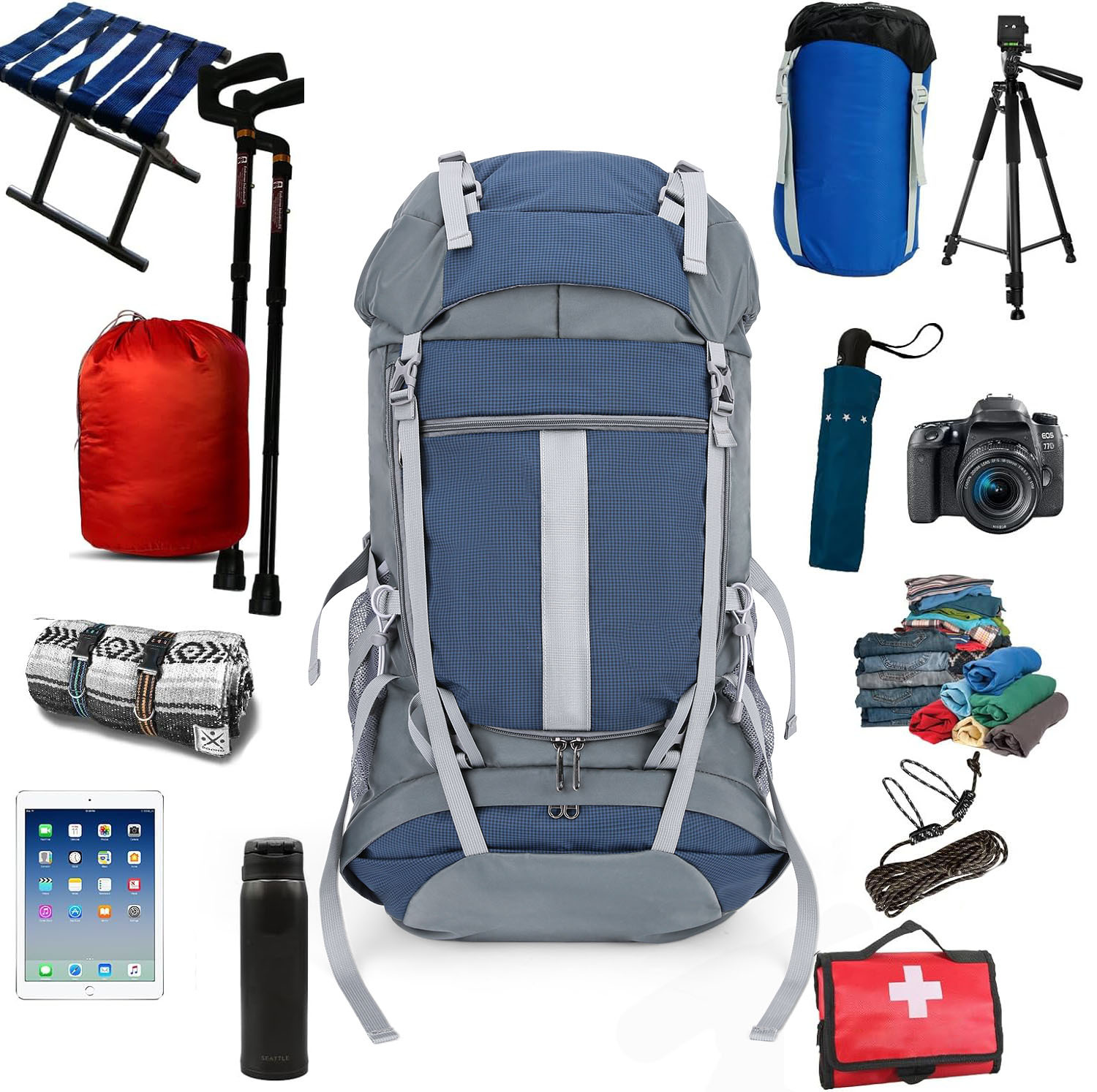 50L Hiking Backpack