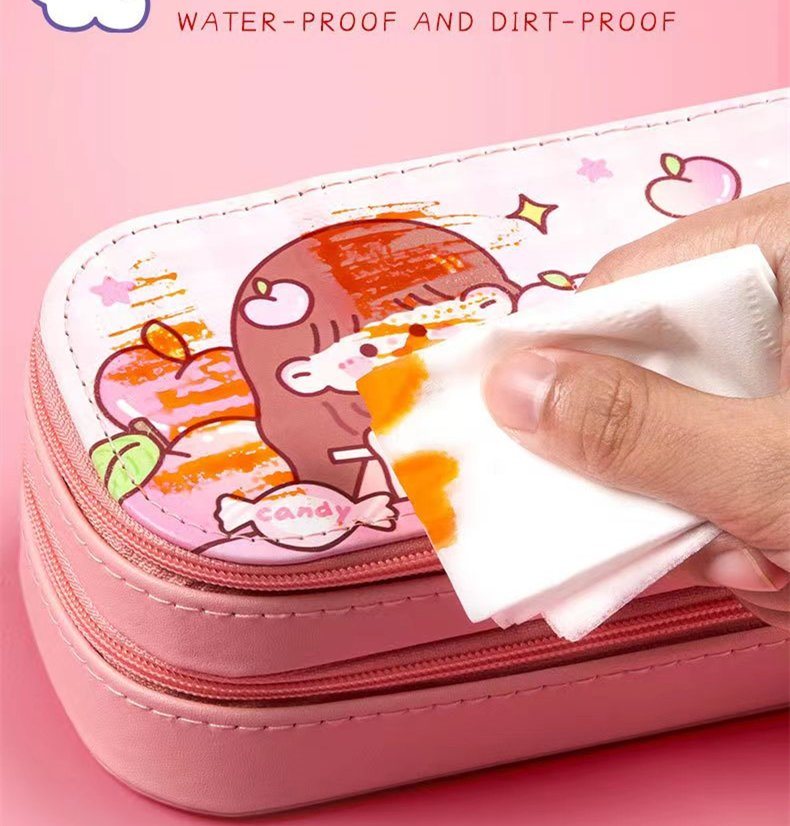 Kids Cartoon Large Capacity Pen Bag 