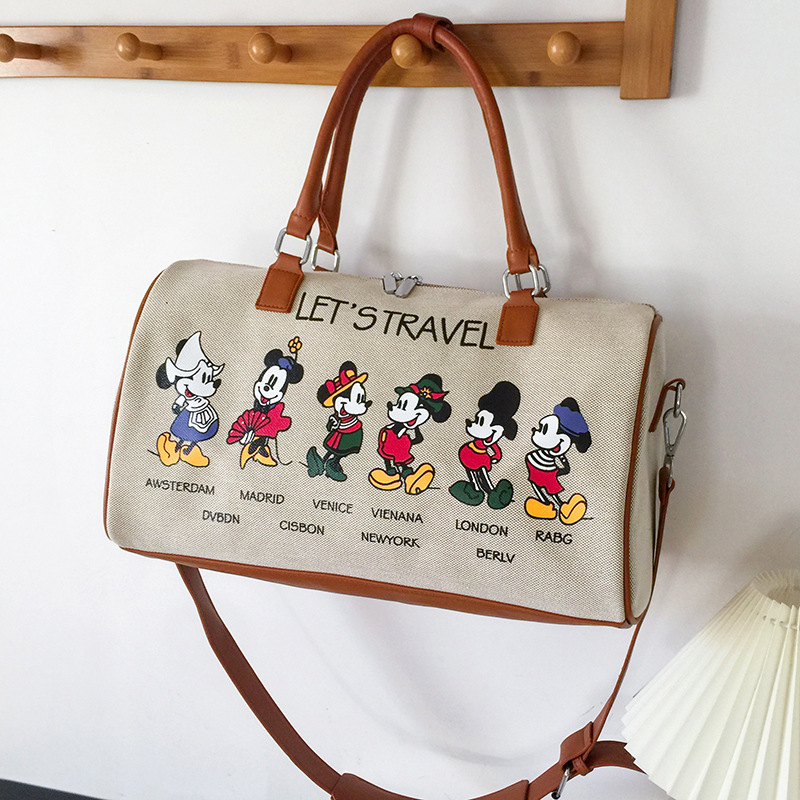 Printed Canvas Sports Bag