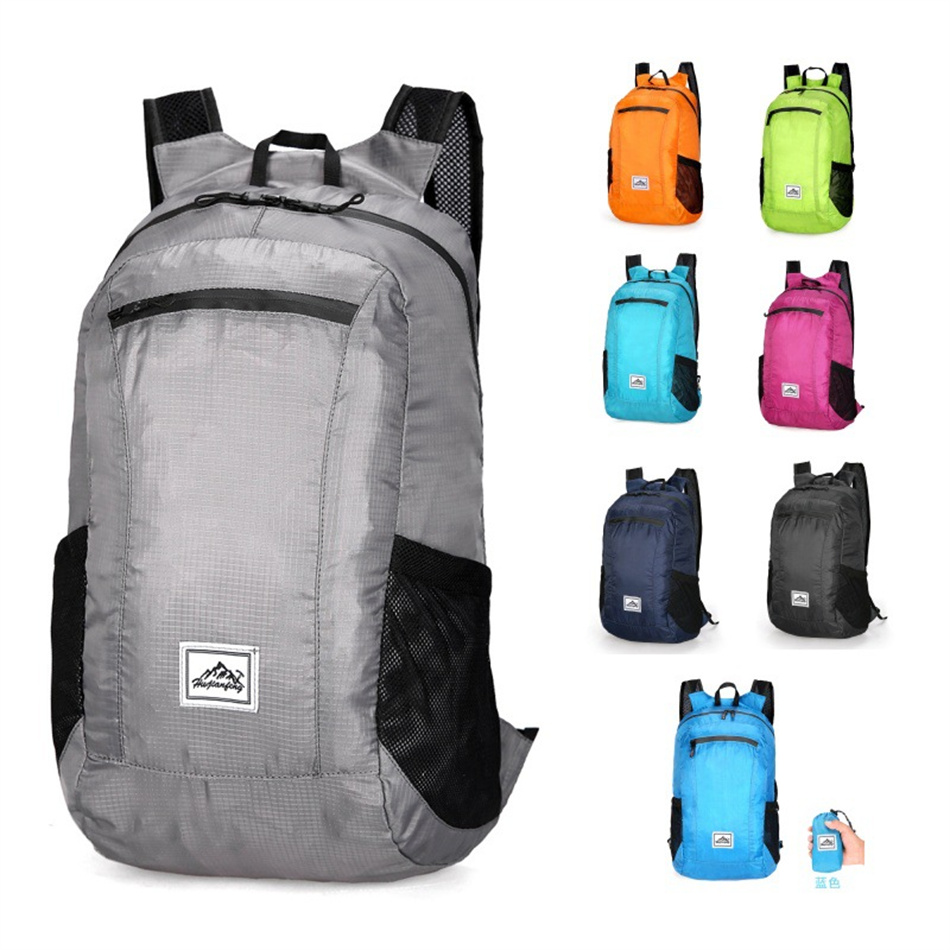 Customized LOGO Backpack Outdoor Folding Waterproof Backpack