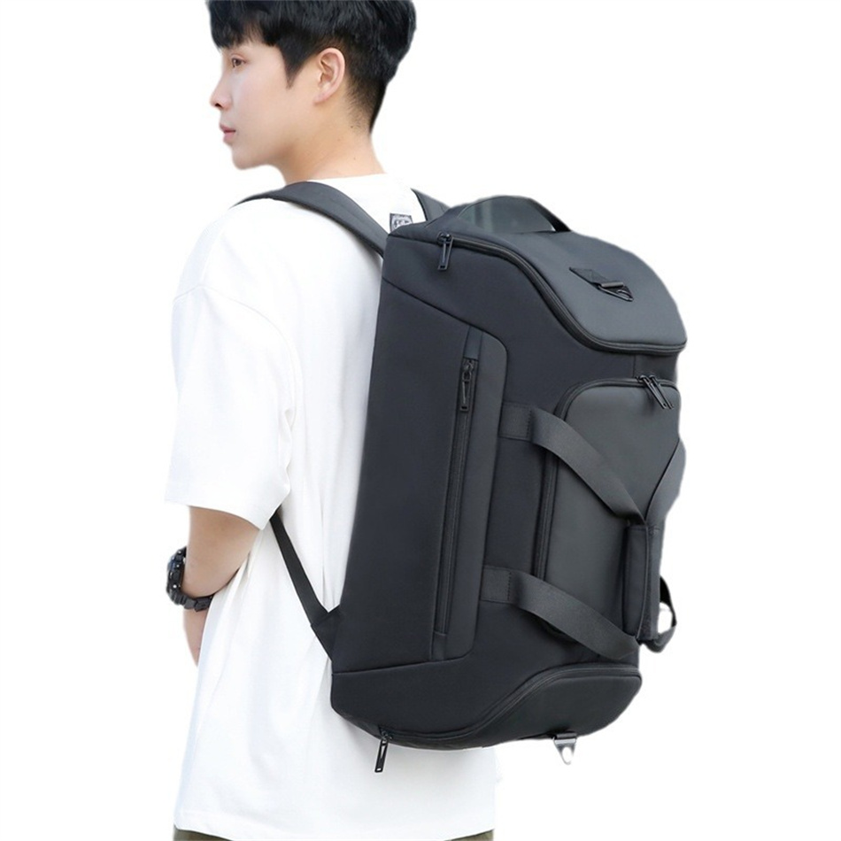 Travel Bag Large Capacity Backpack Independent Shoe Storage Dry And Wet Separation Sports Bag Outdoor Fitness Backpack