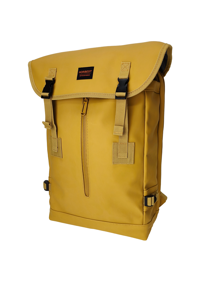 Leather 210D Waterproof Backpack