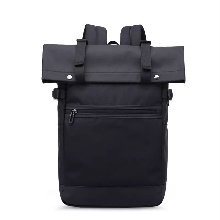 Black Camouflage Flap Backpack