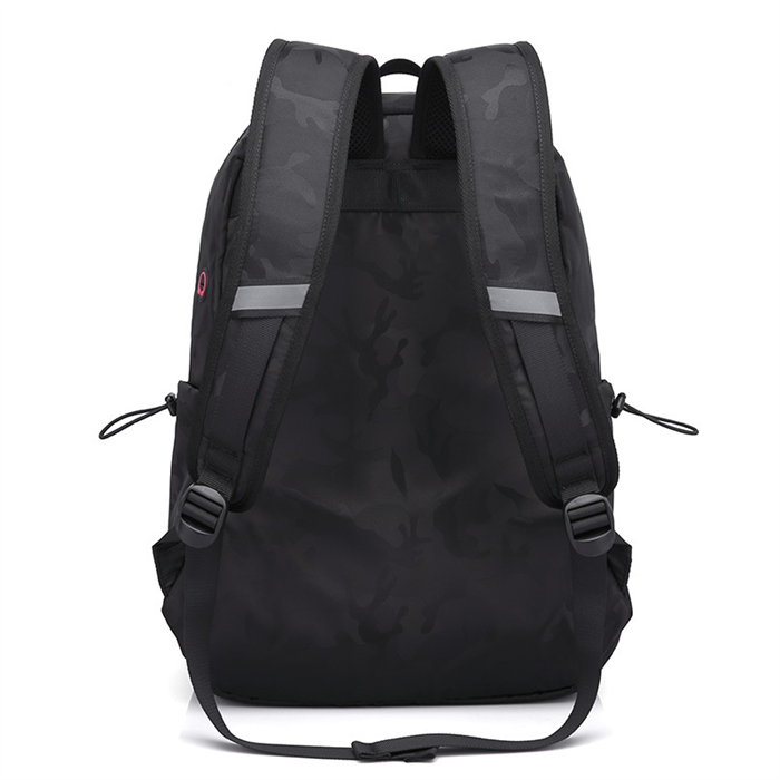 Black Camouflage Unisex Urban Backpack