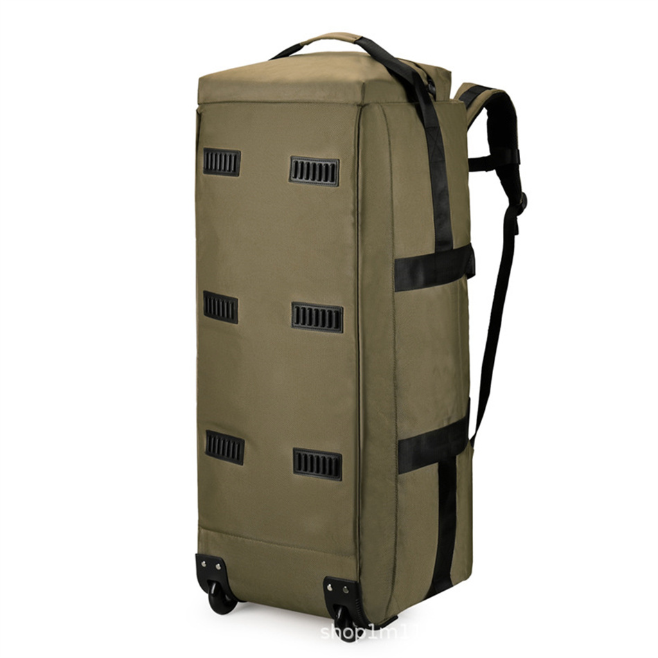 High Quality Waterproof Oxford Tow Bag Large Backpack Large Capacity Travel Bag Wheel Duffel Bag Checked Bag