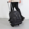 Large Capacity Double Back Pull Rod Bag Men's Casual Outdoor Travel Backpack Oxford Cloth Backpack