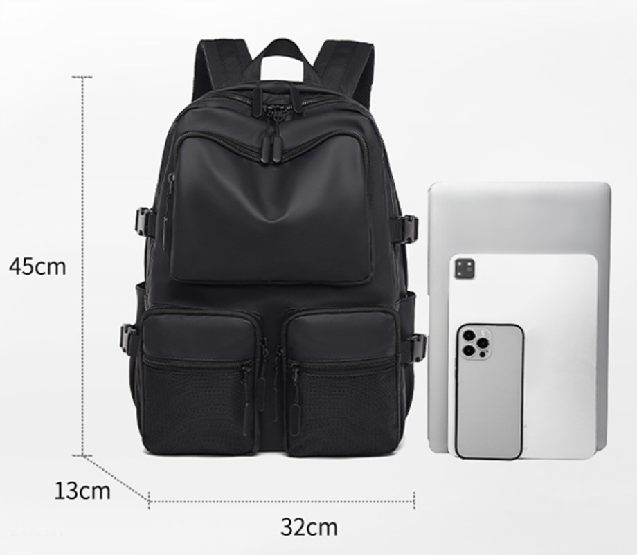 New Multi-layer Waterproof Wear-resistant Large Capacity Backpack Men's Shoulder Business Travel Shoulder Computer Backpack