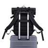 Black Camouflage Flap Backpack