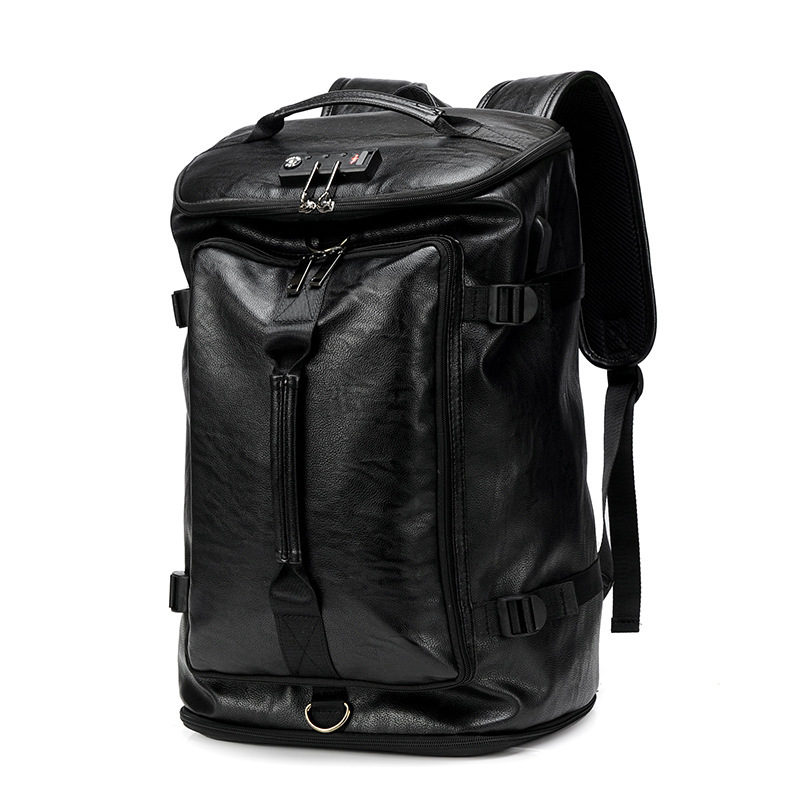 PU Anti-theft Men's Travel Backpack