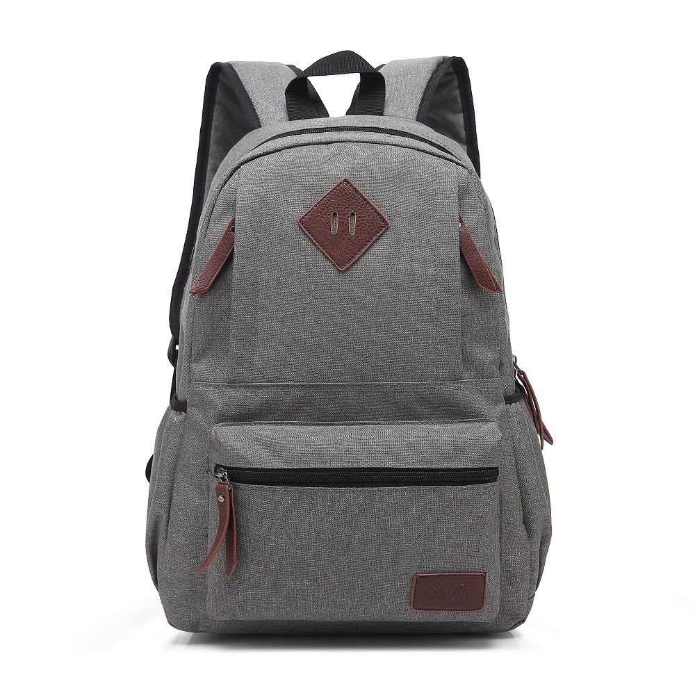 Stylish Solid Color Backpack