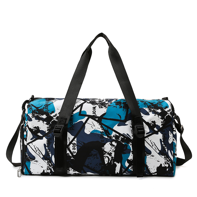 Dry And Wet Separate Graffiti Travel Bag