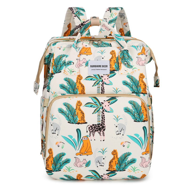 Convertible with Folding Bed Diaper Bag