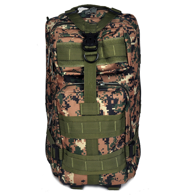 Multifunctional with 3P Tactical Camouflage Outdoor Hiking Backpack
