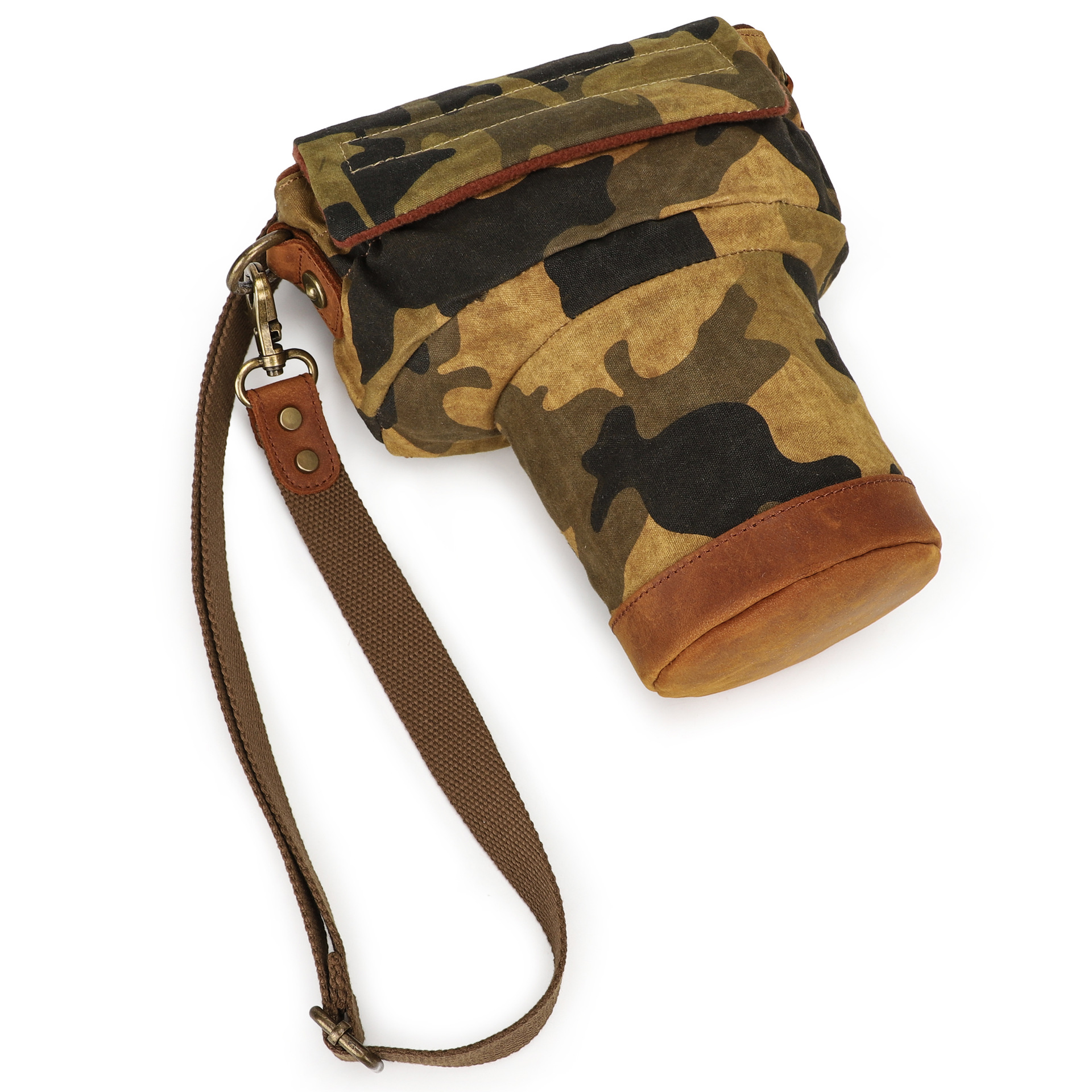 Vintage Waxed Canvas Camera Bag