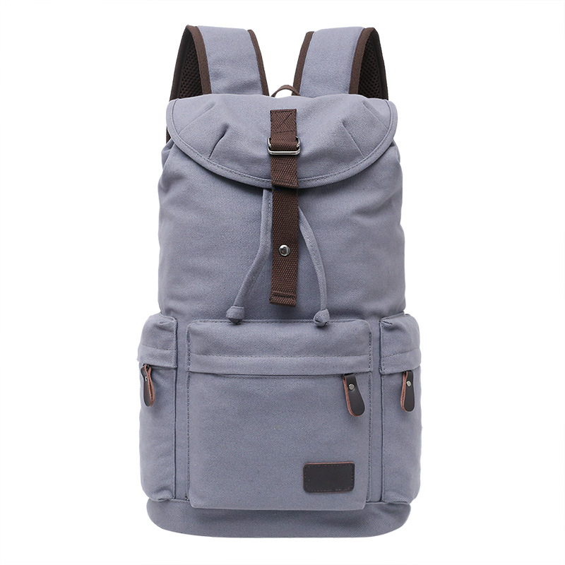 Flip-top Drawstring Backpack