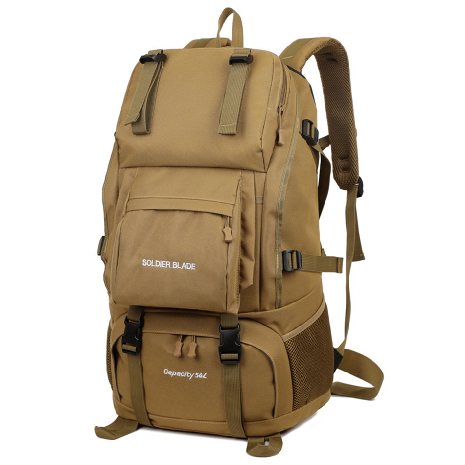 Hiking Bag 50L Large Capacity Waterproof Ultra Light Outdoor Sports Backpack