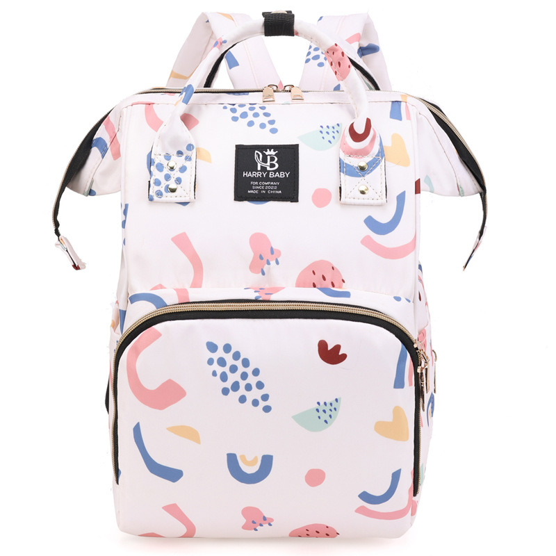 Printed Portable Mommy Diaper Bag