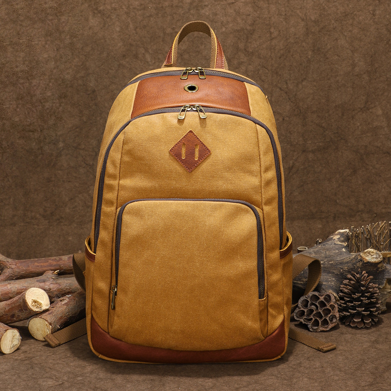 Waterproof Batik Canvas Backpack