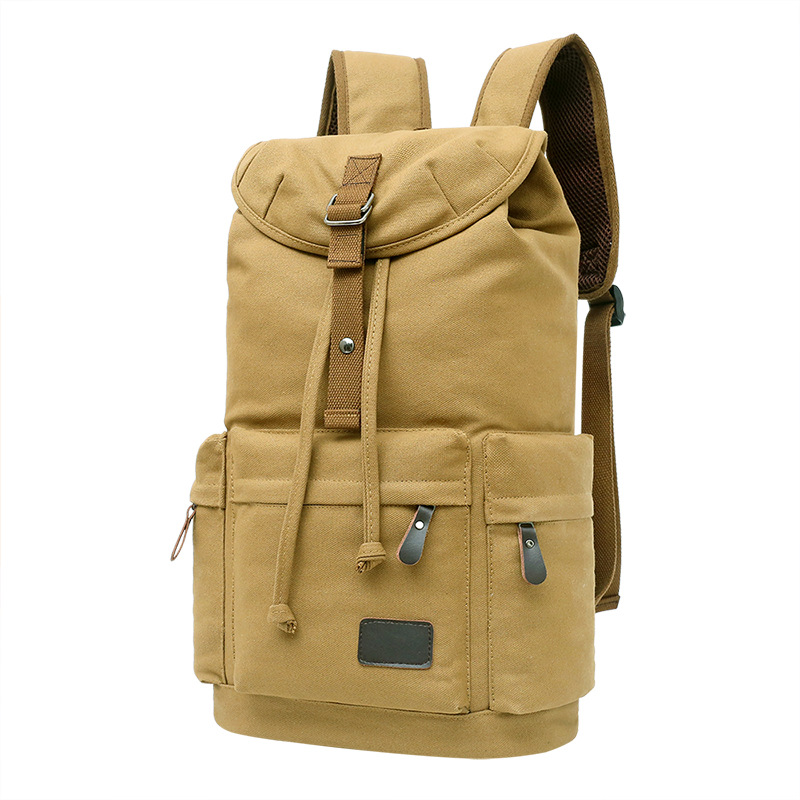 Flip-top Drawstring Backpack