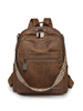 New Fashion PU Double Shoulder Backpack