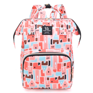 Printed Portable Mommy Diaper Bag