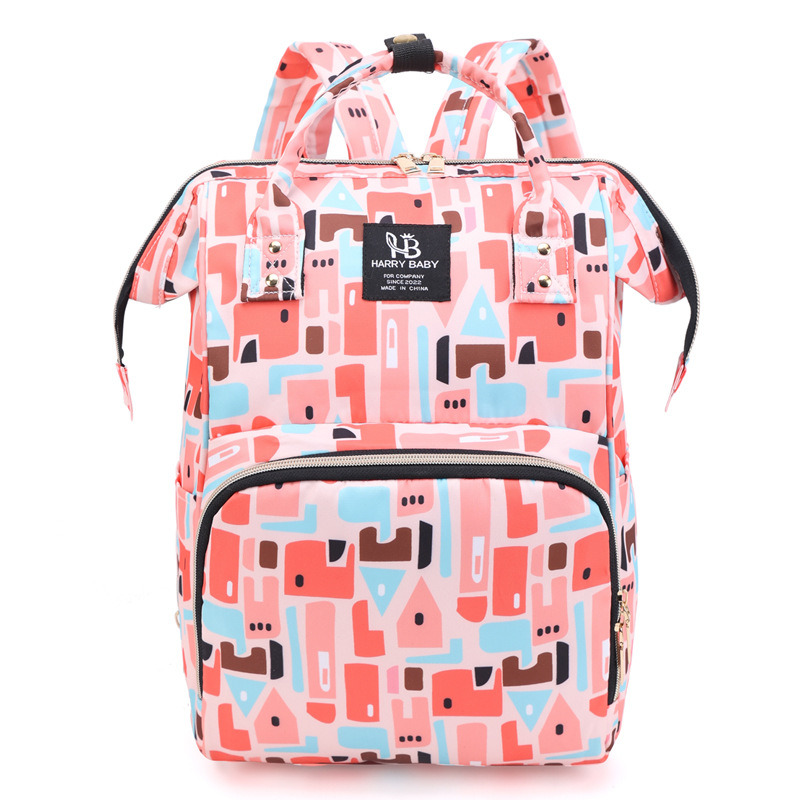 Printed Portable Mommy Diaper Bag