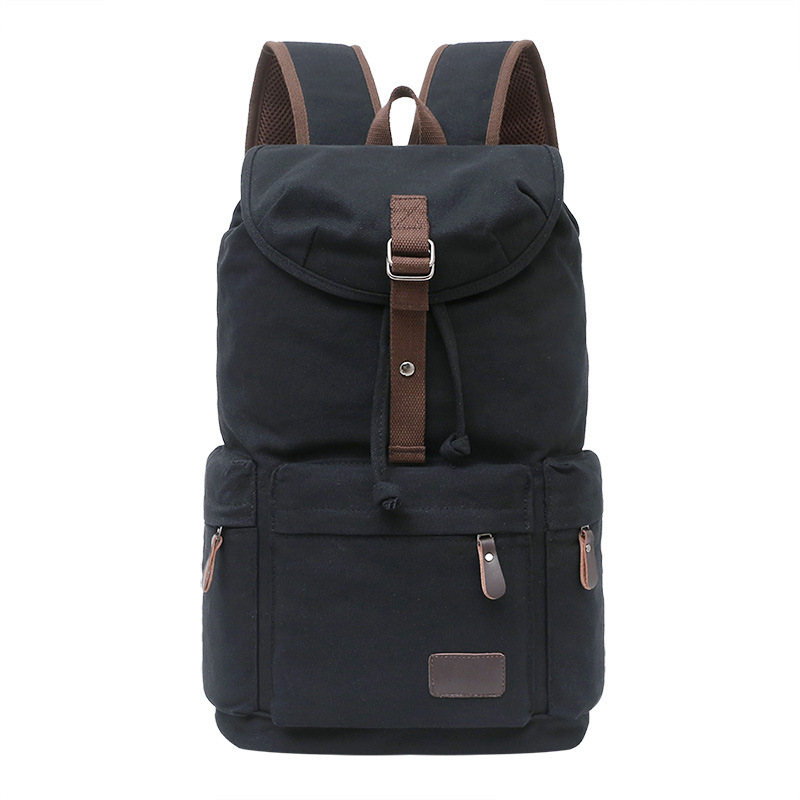 Flip-top Drawstring Backpack