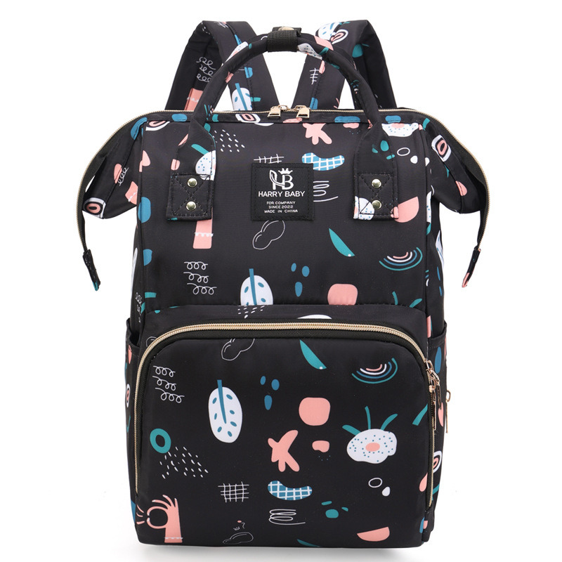 Printed Portable Mommy Diaper Bag